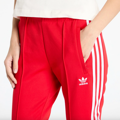 Спортивні штани Adidas Originals SST у великих розмірах жіночі Червоний (HD2105 red LPP (XL)