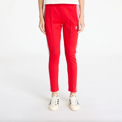 Спортивні штани Adidas Originals SST у великих розмірах жіночі Червоний (HD2105 red LPP (XL)