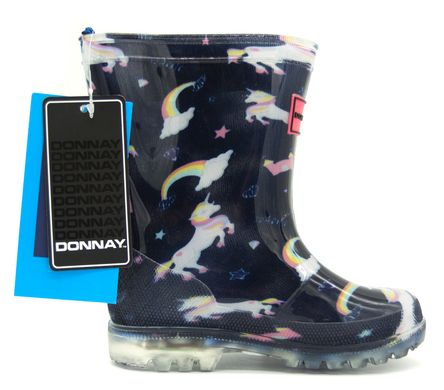 Гумові чоботи, що світяться для дівчинки DONNAY Темно-синій (DONNAY27 UNI d-blue (29 (18,5 cм))