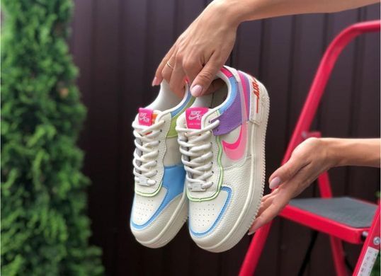 Кросівки Nike Air Force 1 Shadow жіночі No brend Різнокольоровий (b249-4 colors (36 (23 см))