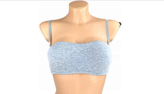 Бюстгалтер Бандо женский Tezenis Серый меланж (1FSN05 grey (80B)