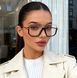 Прозрачные очки, имиджевые квадратные очки под Dior Женские Черно-золотистый Универсальный (7876ehs black-gold)