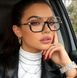 Прозрачные очки, имиджевые квадратные очки под Dior Женские Черно-золотистый Универсальный (7876ehs black-gold)