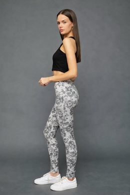Легінси квітковий принт для дівчаток Calzedonia Сірий (modp0534 grey (158-170 (12-16 лет))