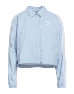 Женская легкая куртка Ветровка Puma T7 Woven Голубой (533522-21 blue lav25 (L)