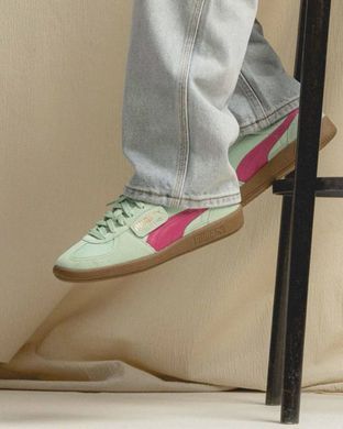 Кеды Puma Palermo женские No brend Зеленый с розовым (U1102 green-pink (41 (26,5 см))