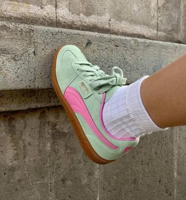 Кеды Puma Palermo женские No brend Зеленый с розовым (U1102 green-pink (41 (26,5 см))