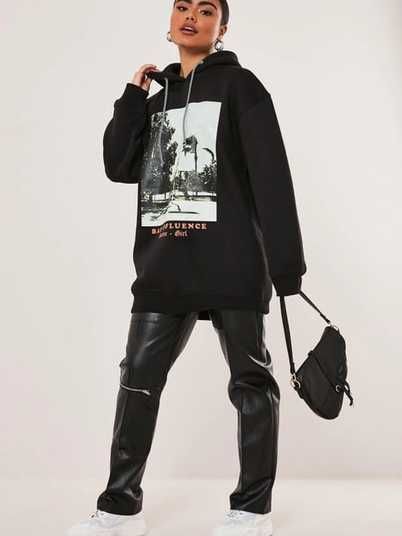 Худи женский Missguided Черный (ZX9221579 black (36)) - купить в