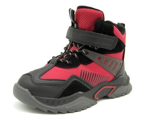 Черевики для хлопчиків Jong Golf Чорний з червоним (C40115-13 black-red (32 (20 см))