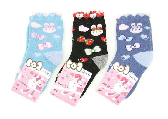 Комплект шкарпеток для дівчинки Lion Різнокольорові (PM5375 bl-bl-black (3-5 років)