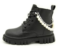 Демісезонні черевики для дівчинки Jong Golf Чорний (B30583 black (27 (16,5 см))