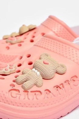 Крокси, сабо Gipanis для дівчинки Рожево-персиковий 30 (19 см) (gp009 pink)
