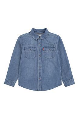 Сорочка джинсова дитяча Levi's Блакитний (6866 pvu blue (128 (8A))