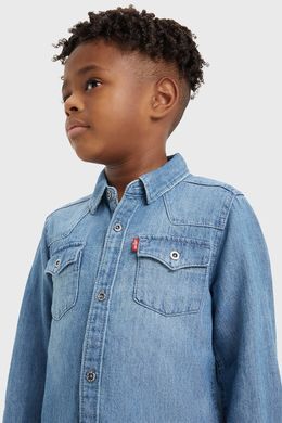 Сорочка джинсова дитяча Levi's Блакитний (6866 pvu blue (128 (8A))