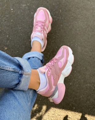 Кроссовки в стиле New Balance 9060 Bashili Женские Розовый 36 (22,5 см) (H6526 pink)