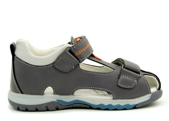 Сандалі для хлопчика Y.Top Сіро-Помаранчевий (H1920-9 grey-orange (29 (18,8 см))