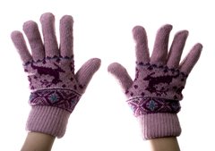 Рукавички для жінок Dazu Рожевий (R31F pink (all size)