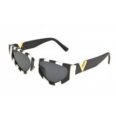 Сонцезахисні окуляри для жінок Spraty Чорно-білий (923 black-white)