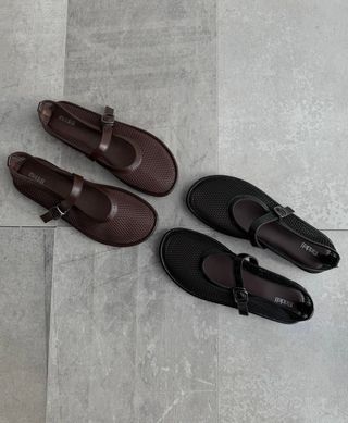 Балетки в сіточку Meideli Жіночі Чорний 36 (23,5 см) (w5231 black)