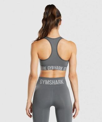 Фитнес топ, спортивный бюстгалтер женский Gymshark Серый (B1a5W-GBBC-CK1 grey (S (36))