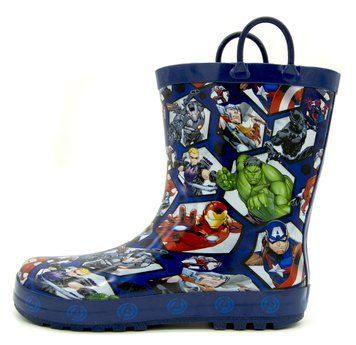 Резиновые сапоги для мальчика Marvel Синий (Marvel Avengers blue (34 (22,5 см))