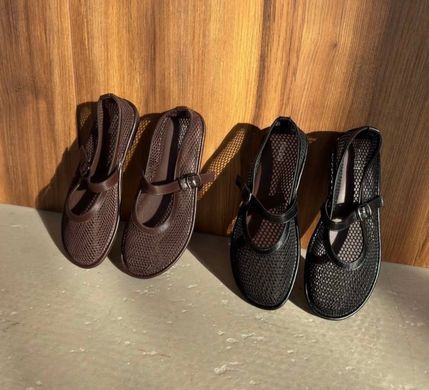 Балетки в сіточку Meideli Жіночі Чорний 36 (23,5 см) (w5231 black)