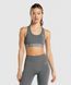 Фитнес топ, спортивный бюстгалтер женский Gymshark Серый (B1a5W-GBBC-CK1 grey (S (36))