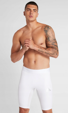 Тайтсы леггинсы Adidas Alphaskin 6 Compression унисекс Белый (DZ8431 white LPP (S)