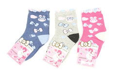 Комплект шкарпеток для дівчинки Lion Різнокольорові (PM5375 bl-gr-pink (3-5 років)