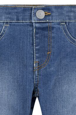 Комплект Levi's 2в1 лонгслив и джинсы для малышей детский Разноцветный (477 pvu bright white (62 (3m))