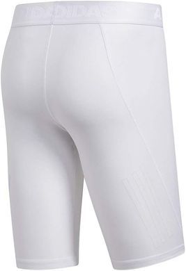 Тайтсы леггинсы Adidas Alphaskin 6 Compression унисекс Белый (DZ8431 white LPP (S)