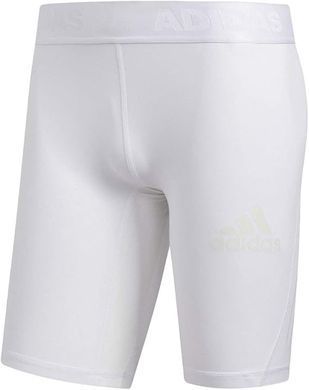 Тайтсы леггинсы Adidas Alphaskin 6 Compression унисекс Белый (DZ8431 white LPP (S)