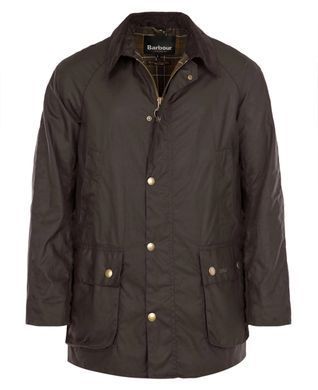 Вощена коттонова чоловіча куртка Barbour Ashby Оливковий (Ashby OL71 Olive lav25 (XXL)