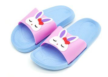 Шльопанці для дівчинки Lion Голубий з рожевим (0910 blue-pink (35 (20,5 см))