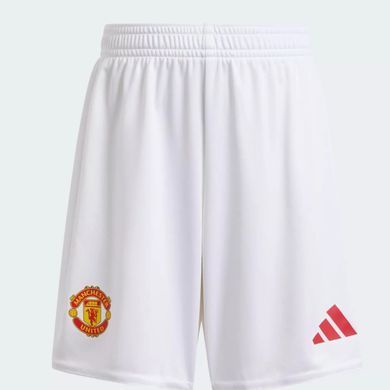 Детский комплект домашней мини-формы Adidas Manchester United 24/25 IT1980 Джерси + Шорты + Гетры Красно-белый (IT1980 MUFC H MINI red lav25 (5-6 years (116))