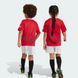 Детский комплект домашней мини-формы Adidas Manchester United 24/25 IT1980 Джерси + Шорты + Гетры Красно-белый (IT1980 MUFC H MINI red lav25 (5-6 years (116))