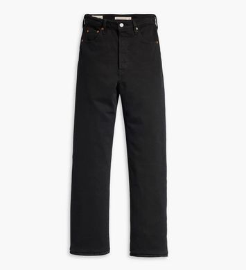 Прямые джинсы Levi's Ribcage Straight Ankle для девочки Черный (312 pvu black (140 (10A))