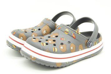 Сабо для мальчика Luck Line Серый (6000 grey bear (34-35 (22 см))