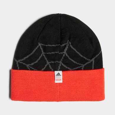 Шапка MARVEL SPIDER-MAN для мальчика Adidas Черная с красным (HZ2917 black-red LPP (OSFС (универсальный детский))