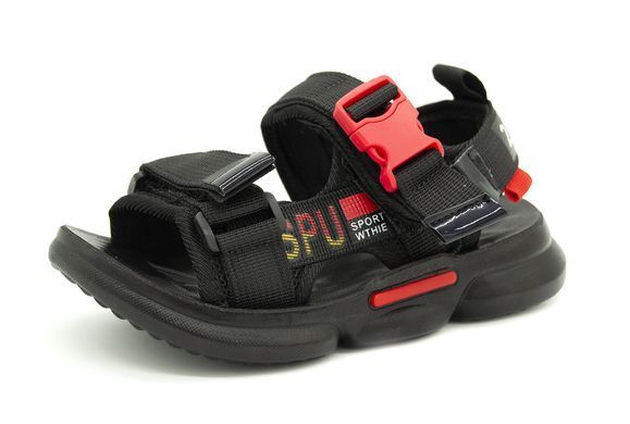 Сандалі для хлопчика Lilin Чорно-Червоний (108 black-red (28 (17,5 см))