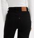 Прямые джинсы Levi's Ribcage Straight Ankle для девочки Черный (312 pvu black (140 (10A))