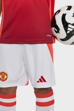 Детские белые шорты Manchester United 24/25 Home Kids (IT1975 MUFC H SHO Y white-blanc lav25 (11-12 years (152))