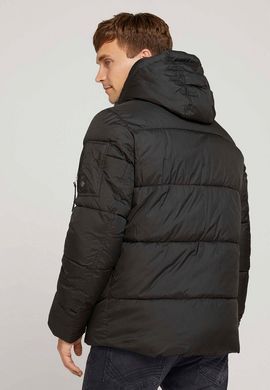 Зимняя куртка Пуффер Tom Tailor мужская Черный (1039770 black 2XL)