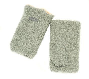 Митенки (перчатки без пальцев) женские Ronaerdo Серый (TEDDY2 grey (all size (длина 15 см)))