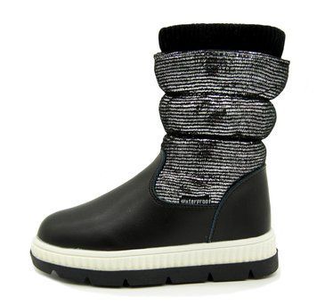 Дутики для дівчинки Kimboo Чорний (FG36-2 black 32 (20,5 см))