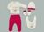 Комплект для девочки Lona Розовато-белый (LONA00150-16 d-pink-white (0-3 months 50 см)