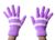 Рукавички для дівчинки Baolly Фіолетовий (Rplush purple (10-14 років (обхват 18 см, довжина рукавиці 19,5 см))