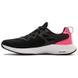 Кроссовки женские Under Armour Черный с розовым (UA3023012-001 black-pink (37,5 (23,5 см))