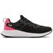 Кроссовки женские Under Armour Черный с розовым (UA3023012-001 black-pink (37,5 (23,5 см))