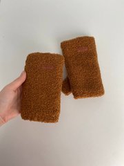 Мітенки (рукавички без пальців) жіночі Ronaerdo Коричневий (TEDDY2 brown (all size (длина 15 см)))